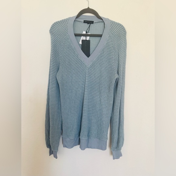 NWT Gibsonlook Courtside Open Stitch Knit Sweater Oversized - Picture 3 of 10